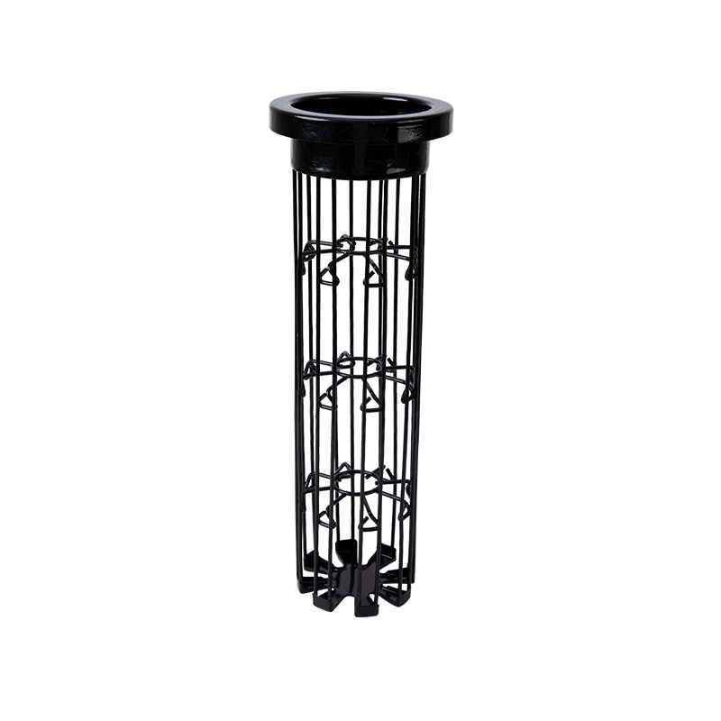 Silicone coated carbon steel filter cage
