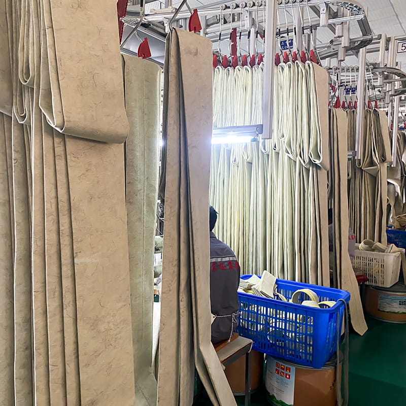 Sinuntok ng basalt karayom ​​ang nadama na mga bag ng filter